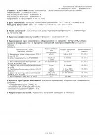 Протокол испытаний полиуретановых смол ПенеСплитСил